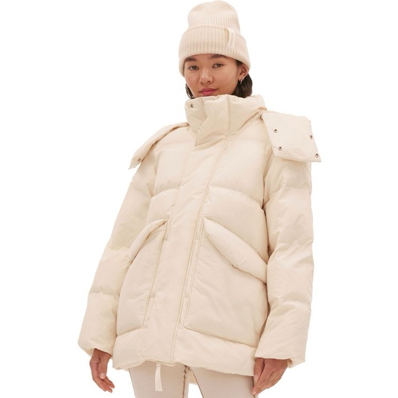 HALFDAYS WOMEN'S WHEELER PARKA - Cream / White - Size Small - Ski & Snow Jacket - Picture 12 of 16